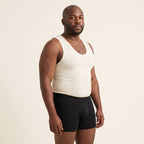 LYNE Modal Boxer Brief in Black, three-quarter view