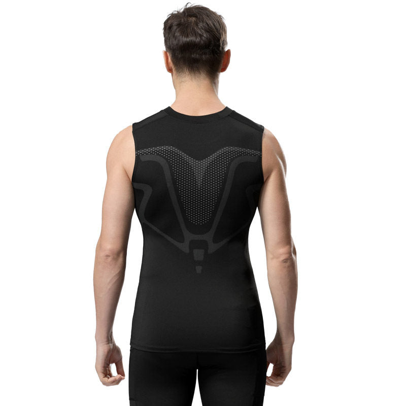 Back of the black tank with the mesh panel