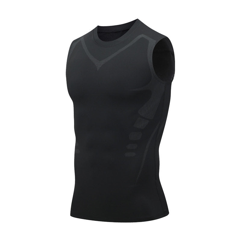 Men's Compression Tank in Black