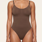 Core Seamless Bodysuit in coffee  crop b