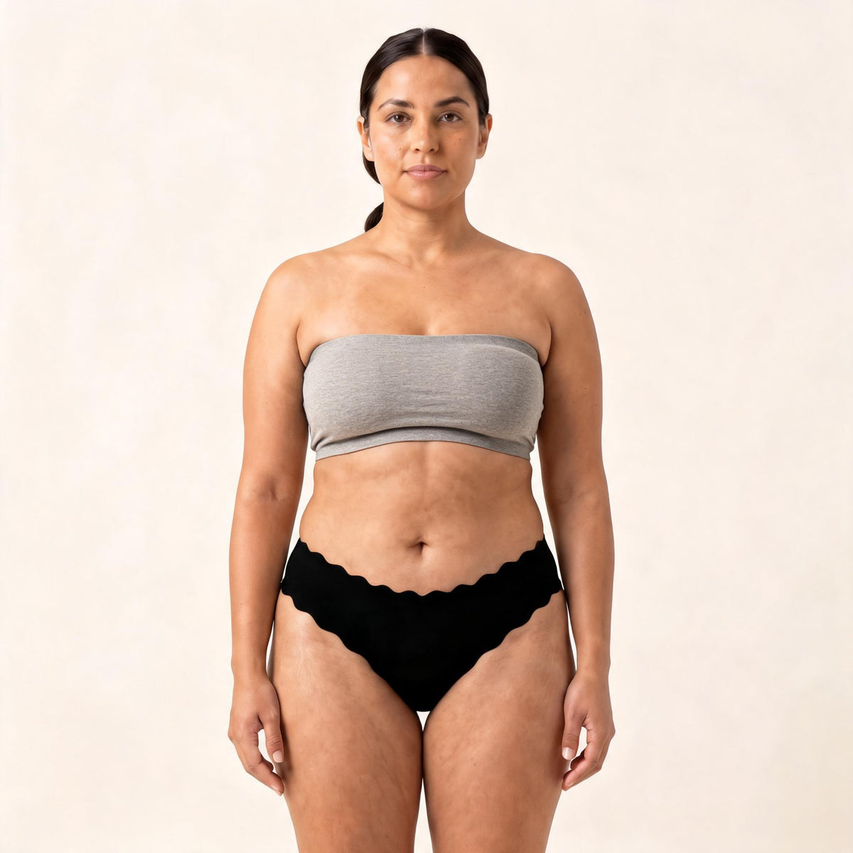 Everyday Seamless Thong in black