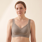 Everyday Wireless Bra in stone grey