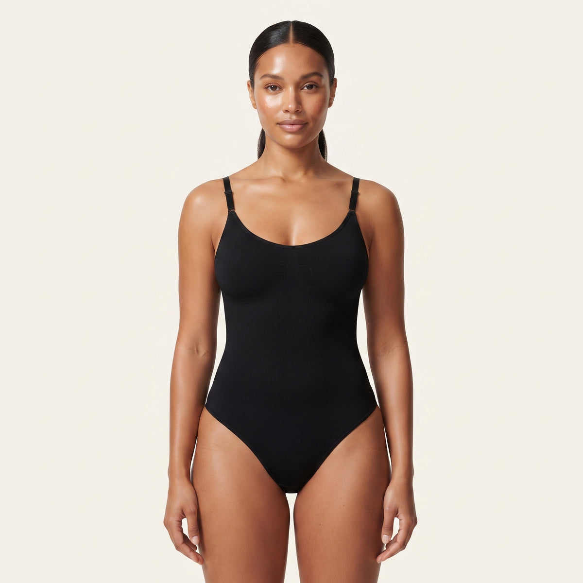 Core Seamless Bodysuit in black