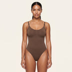 Core Seamless Bodysuit in coffee