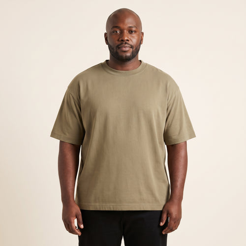 Tencel Lyocell Tee in khaki