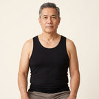 Seamless Modal Undershirt in black