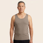 Seamless Modal Undershirt in stone grey