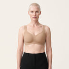 Seamless Wireless Vest Bra — front view