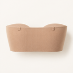 LYNE Everyday Bandeau Bra, rear view showing the smooth pull-on band and strap loops
