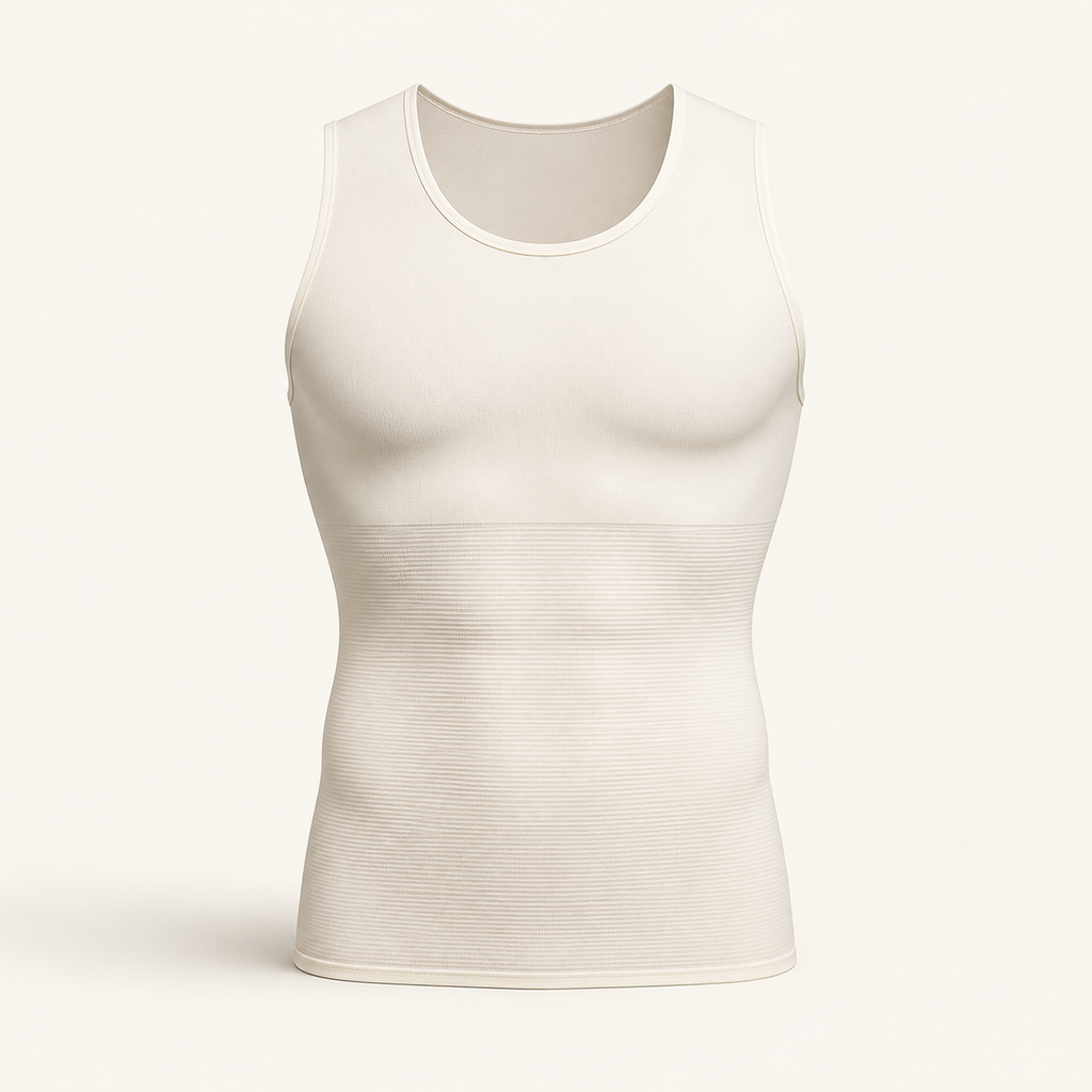 LYNE Men Support Tank in white