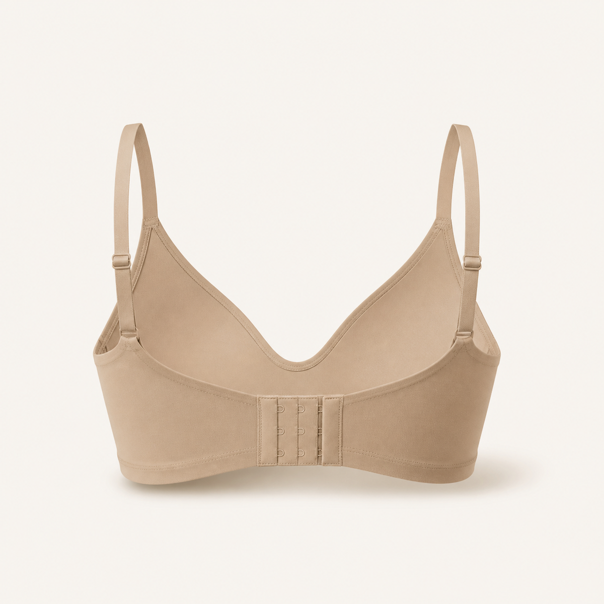 LYNE Everyday T-Shirt Bra, rear view showing the multi-row hook-and-eye closure
