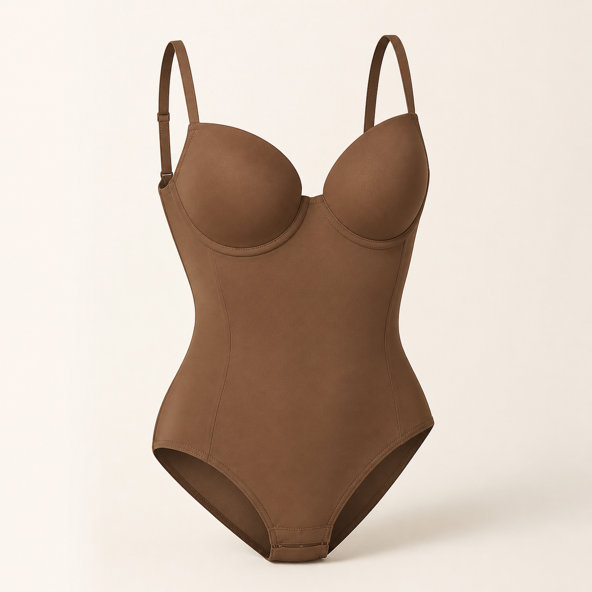 LYNE Core Mesh Bodysuit in brown