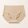 LYNE Core Smooth Brief in sand, laser-cut edges and a flat traceless waist