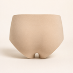 LYNE Core Smooth Brief, rear view showing full seat coverage and laser-cut leg edges