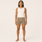 Silk-Lined Modal Boxer Brief in khaki
